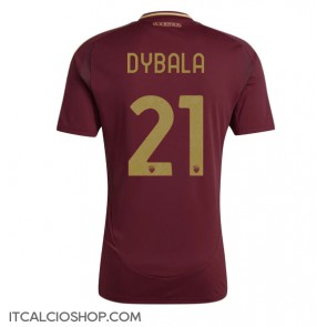 AS Roma Paulo Dybala #21 Prima Maglia 2024-25 Manica Corta